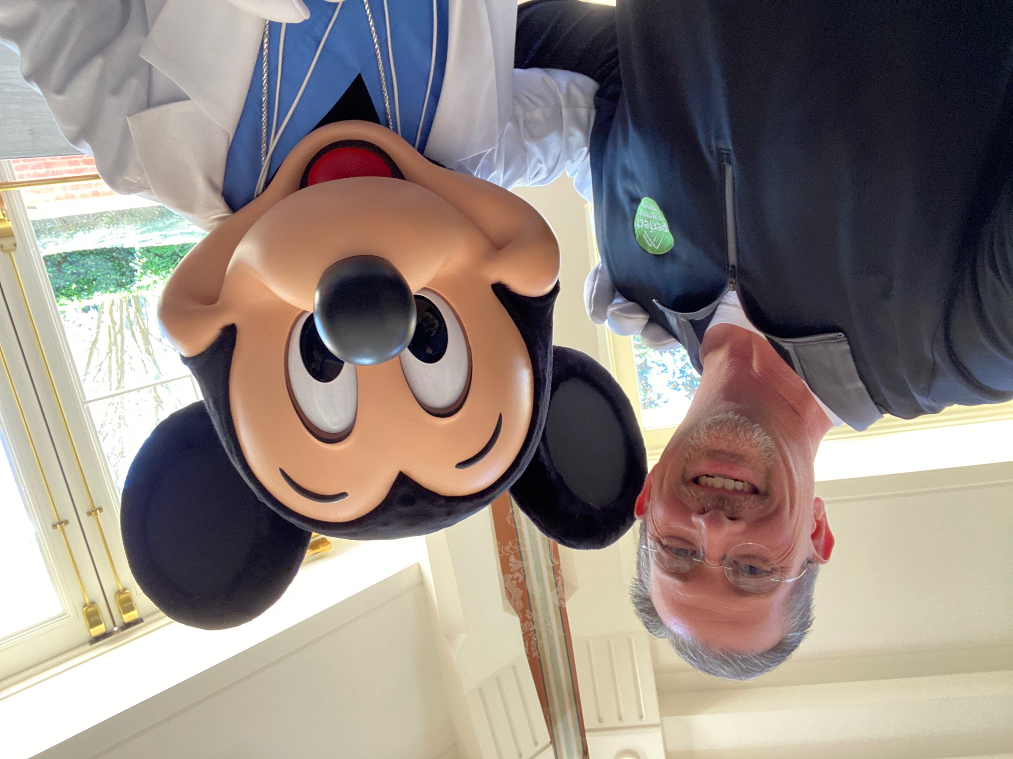 Selfie with Mickey Mouse